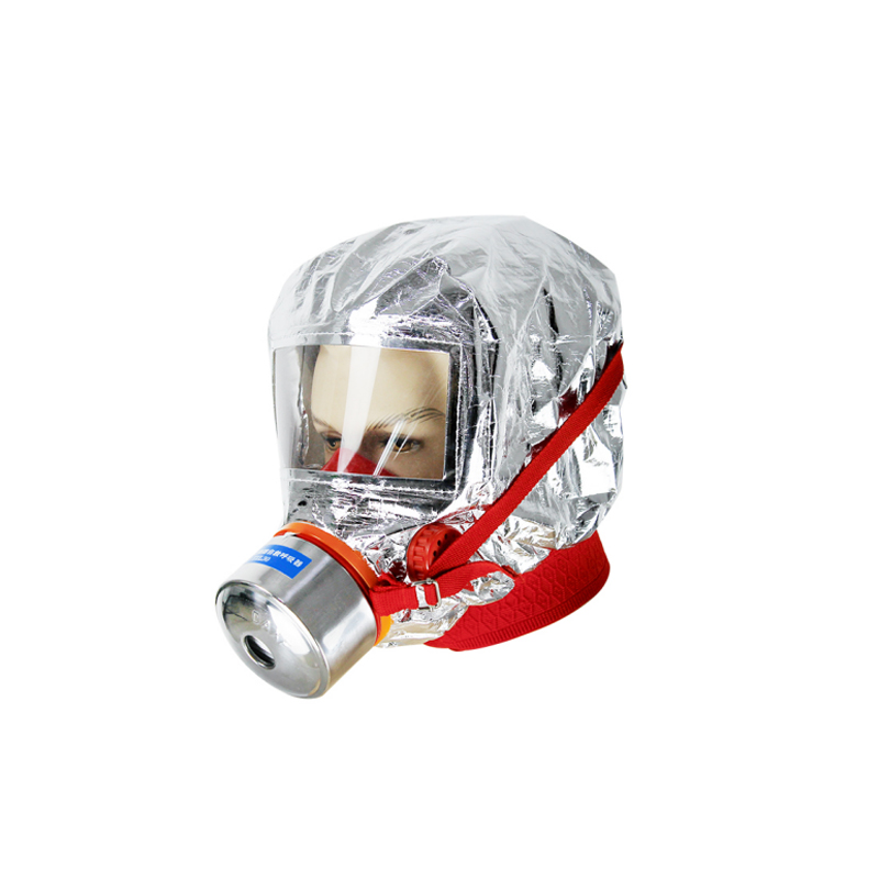 Brand nödflykt rökgasmask