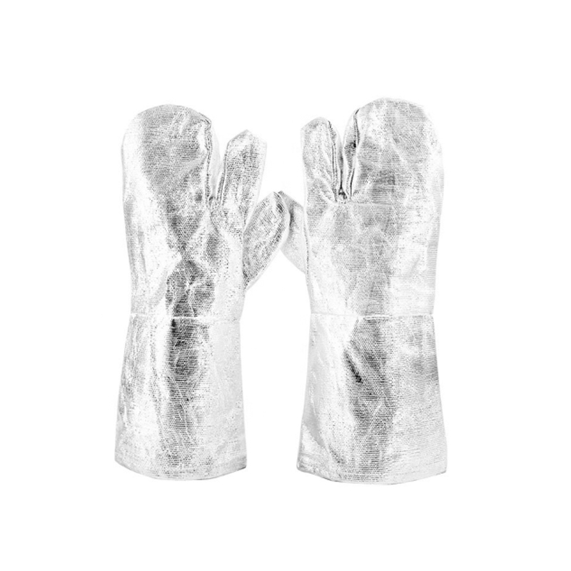 Aluminium med glasfiberhandskar